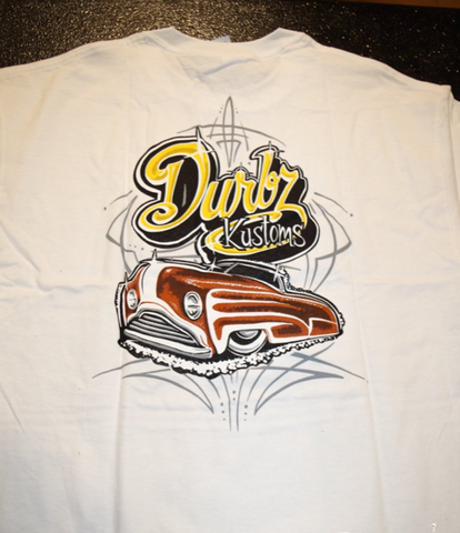 Durbz Kustoms - Mens White Shirt